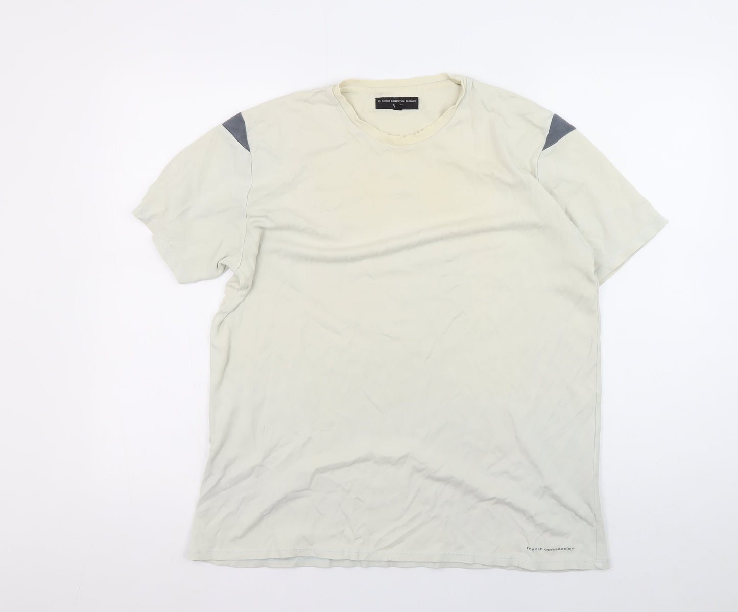 Mens UK Size M French Connection Beige  T-Shirt