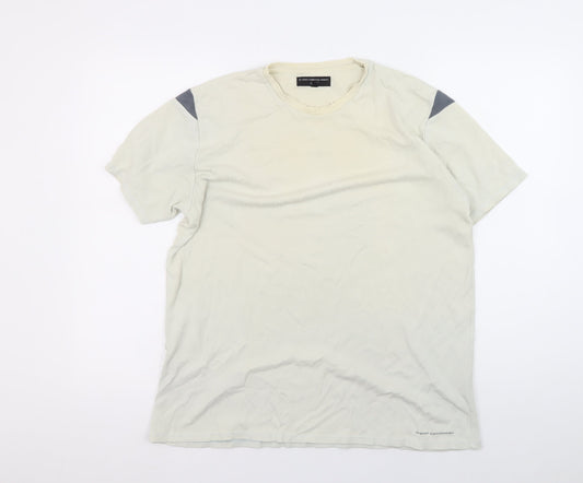 Mens UK Size M French Connection Beige  T-Shirt