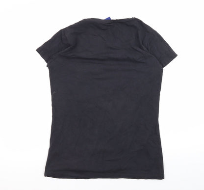 Isleno Unisex Black Cuba Graphic T-Shirt 2XL