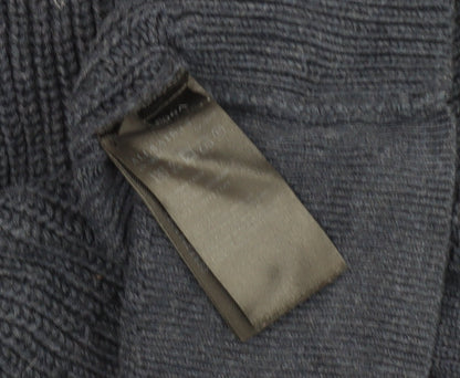 AllSaints Men's Blue Wool Pullover Jumper S