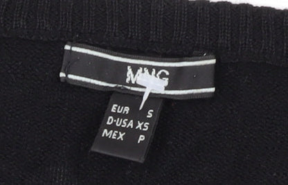 Womens UK Size XS MNG Black  Blouse