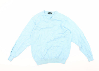 Womens UK Size S Wolsey Blue Pullover Jumper