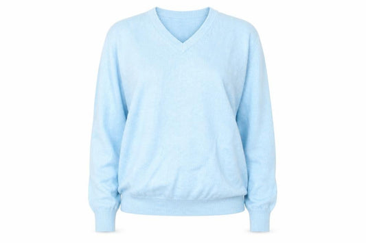 Womens UK Size S Wolsey Blue Pullover Jumper