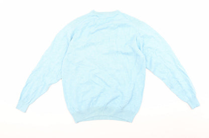 Womens UK Size S Wolsey Blue Pullover Jumper