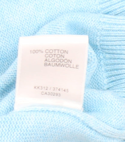 Womens UK Size S Wolsey Blue Pullover Jumper