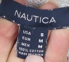 Womens UK Size S Nautica Ivory Pullover Jumper
