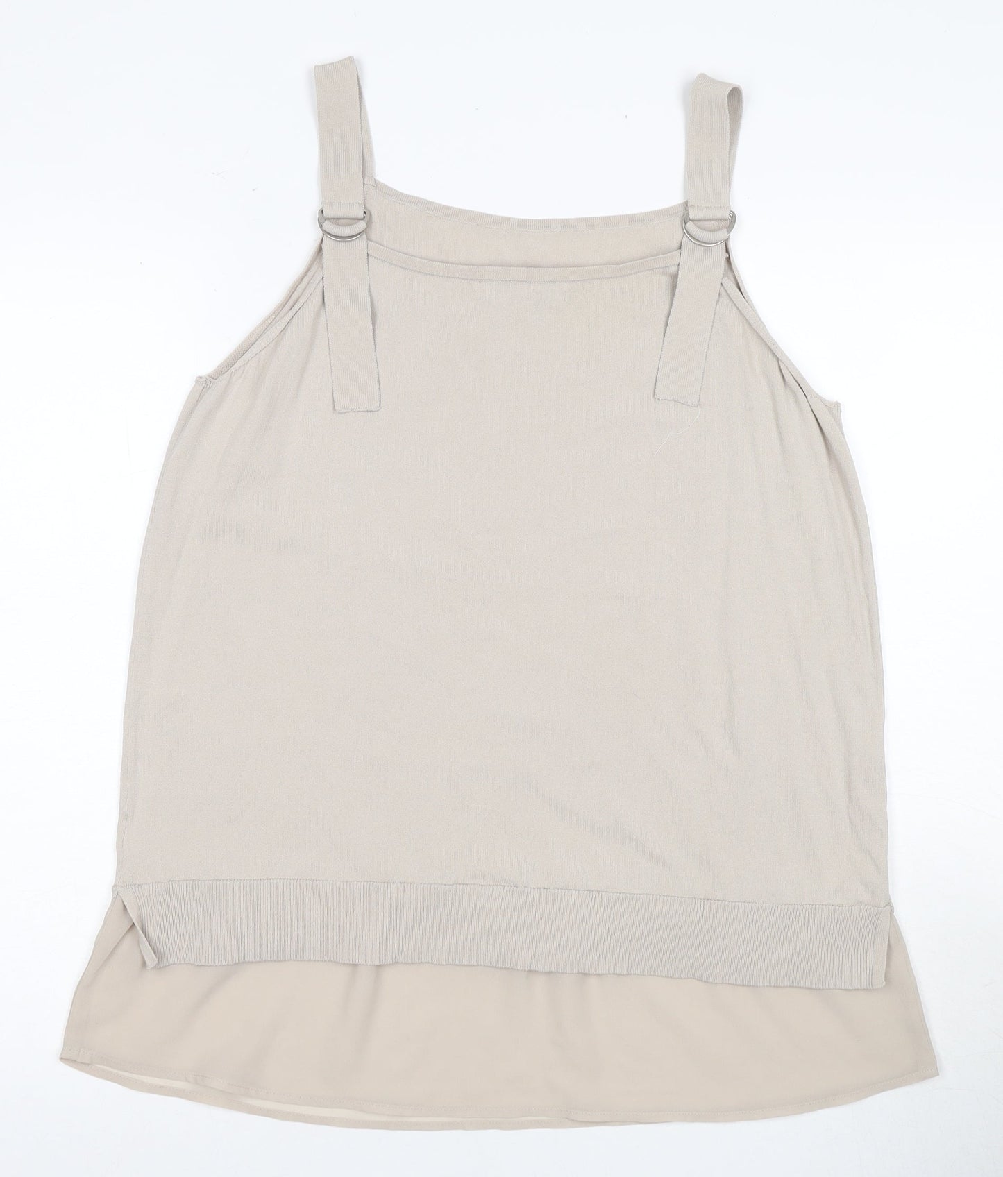 Womens UK Size 12 NEXT Beige Camisole Tank