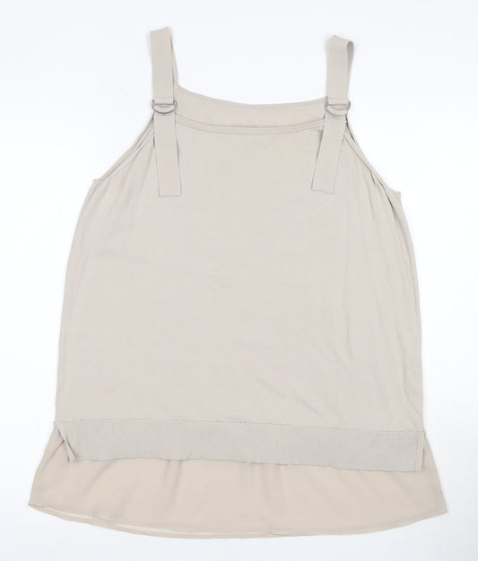 Womens UK Size 12 NEXT Beige Camisole Tank