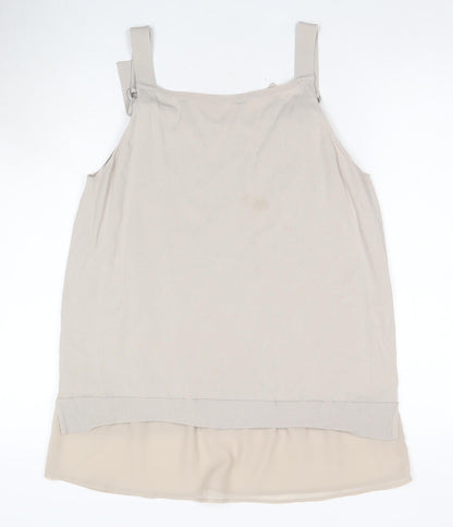 Womens UK Size 12 NEXT Beige Camisole Tank