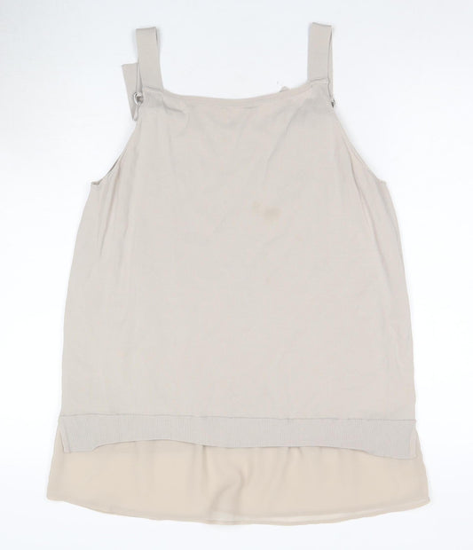 Womens UK Size 12 NEXT Beige Camisole Tank