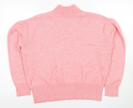 Womens UK Size M Marks and Spencer Pink Pullover Jumper