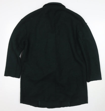 Womens UK Size 6 Zara Black Pea Coat