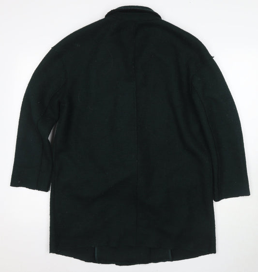 Womens UK Size 6 Zara Black Pea Coat