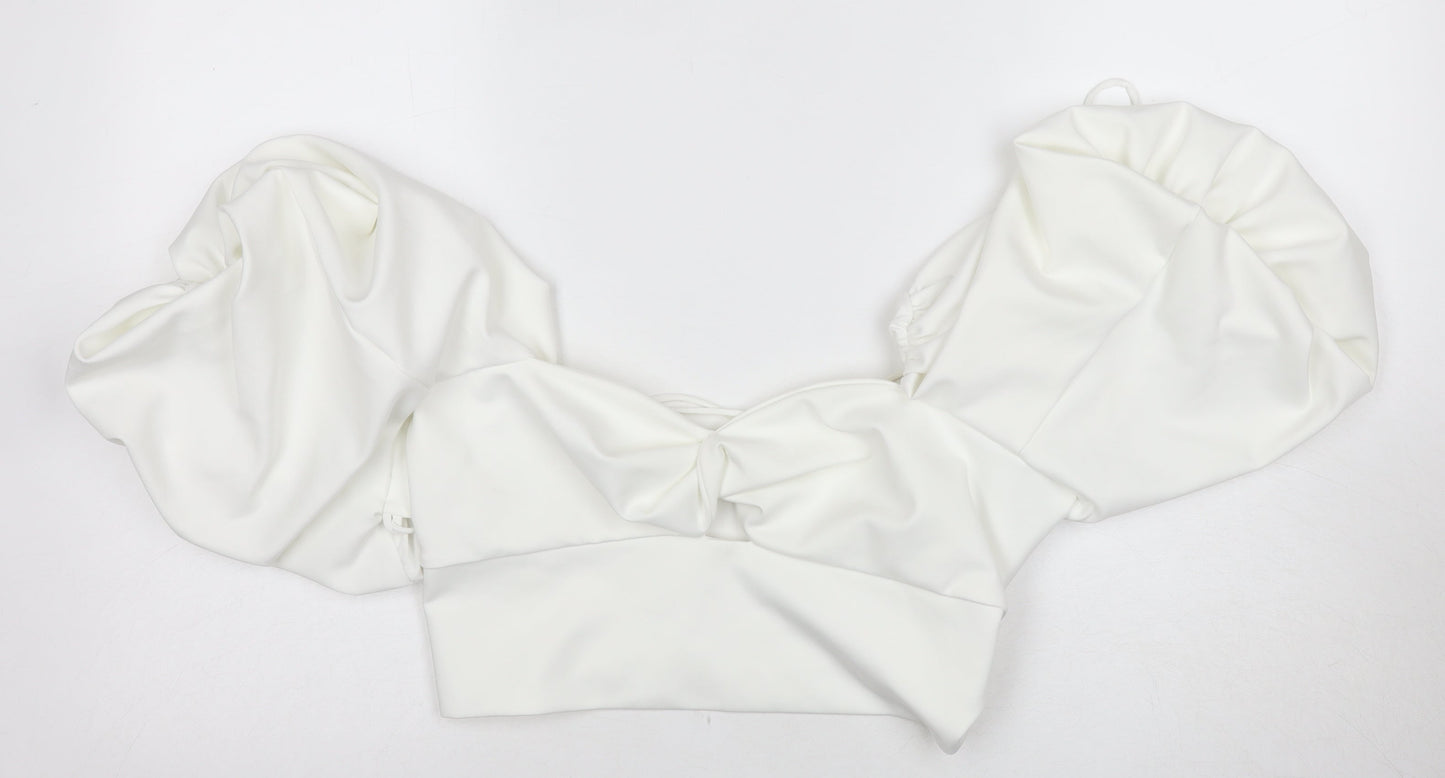Womens UK Size 10 ASOS White Camisole Blouse