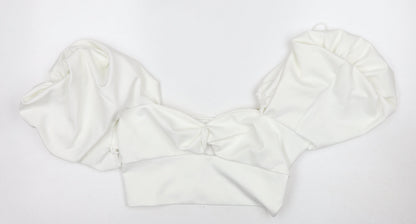 Womens UK Size 10 ASOS White Camisole Blouse