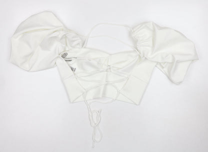 Womens UK Size 10 ASOS White Camisole Blouse