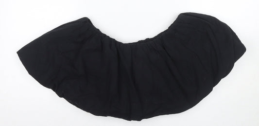 PRETTYLITTLETHING Black Peasant Skirt Women Size 10