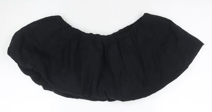PRETTYLITTLETHING Black Peasant Skirt Women Size 10