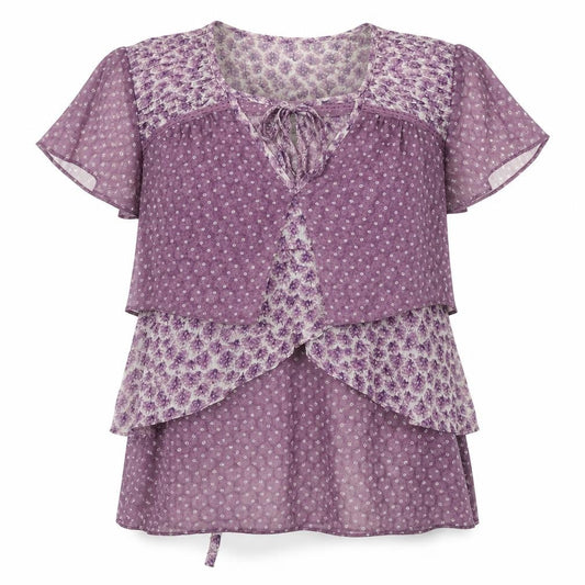 Betty Jackson Black Women's Purple Tunic Blouse Size 12