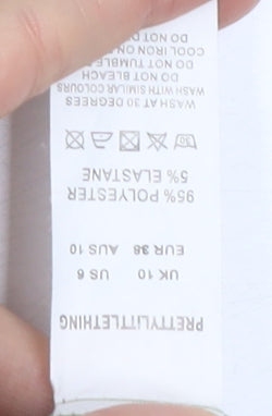 PrettyLittleThing Green Women's Jacket Dress Size 10