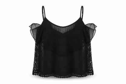 Womens UK Size XS American Eagle Outfitters Black Camisole Tank