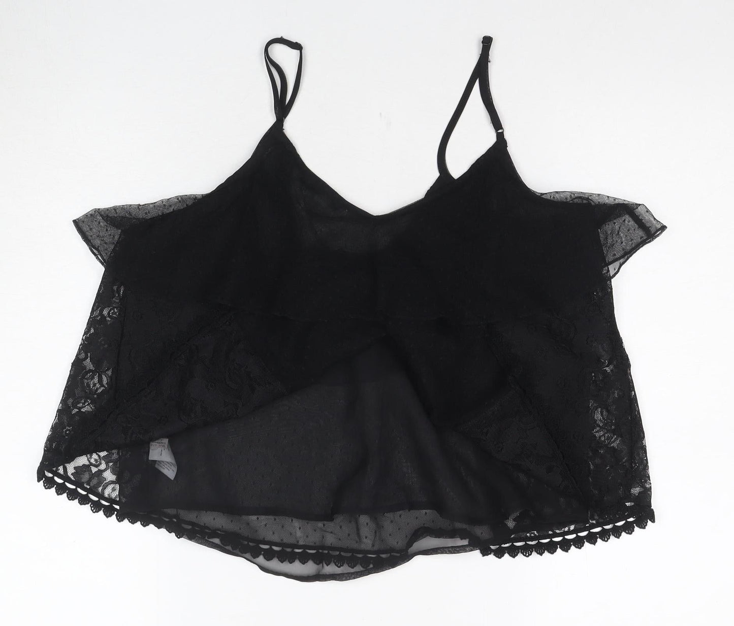 Womens UK Size XS American Eagle Outfitters Black Camisole Tank