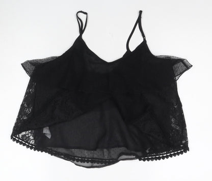 Womens UK Size XS American Eagle Outfitters Black Camisole Tank