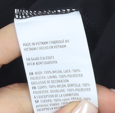 Womens UK Size XS American Eagle Outfitters Black Camisole Tank