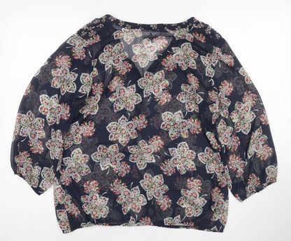 Womens UK Size M Wallis Multicoloured Camisole Blouse