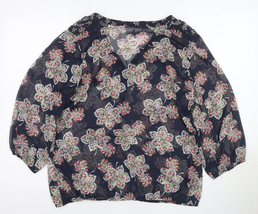 Womens UK Size M Wallis Multicoloured Camisole Blouse