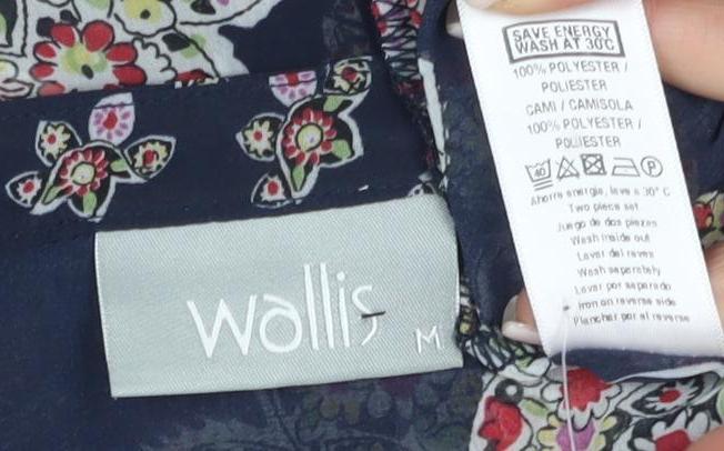 Womens UK Size M Wallis Multicoloured Camisole Blouse