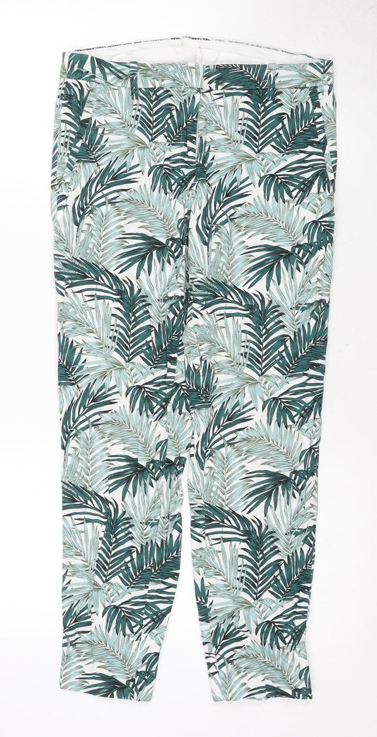 Womens UK Size 6 H&M   Green Trousers