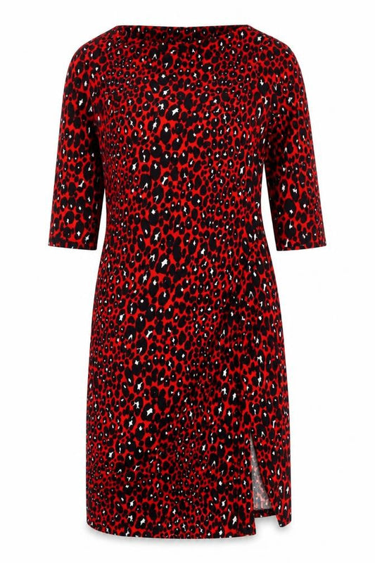 Next Women's Animal Print Midi Wrap Dress, Size 12
