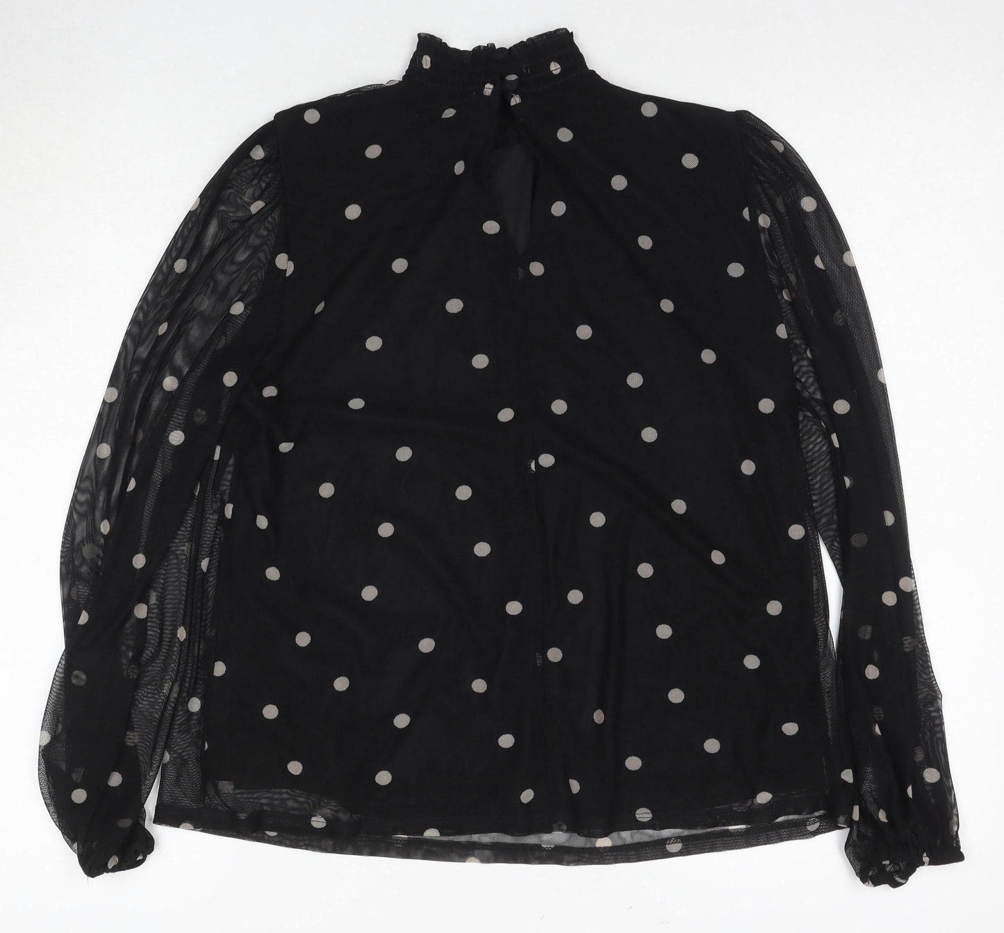Womens UK Size 12 Principles Black Tunic Blouse