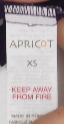Apricot Women's Asymmetric Polka Dot A-Line Dress XS
