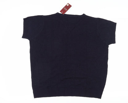 EWM Women's Blue Pullover Jumper, Size 22-24