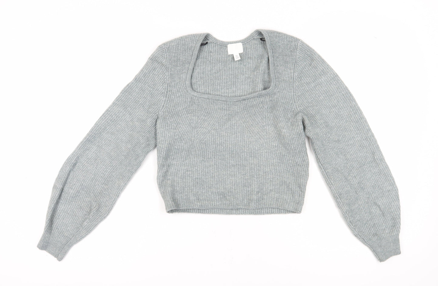 Womens UK Size S H&M Grey Pullover Jumper