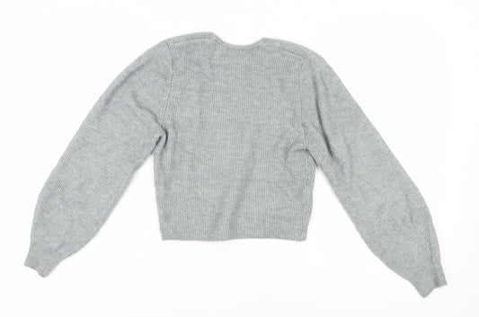 Womens UK Size S H&M Grey Pullover Jumper