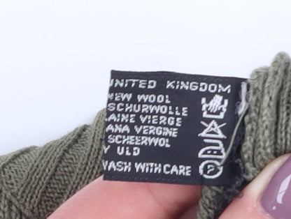 Barbour Men's Green Cotton Jumper Size Small