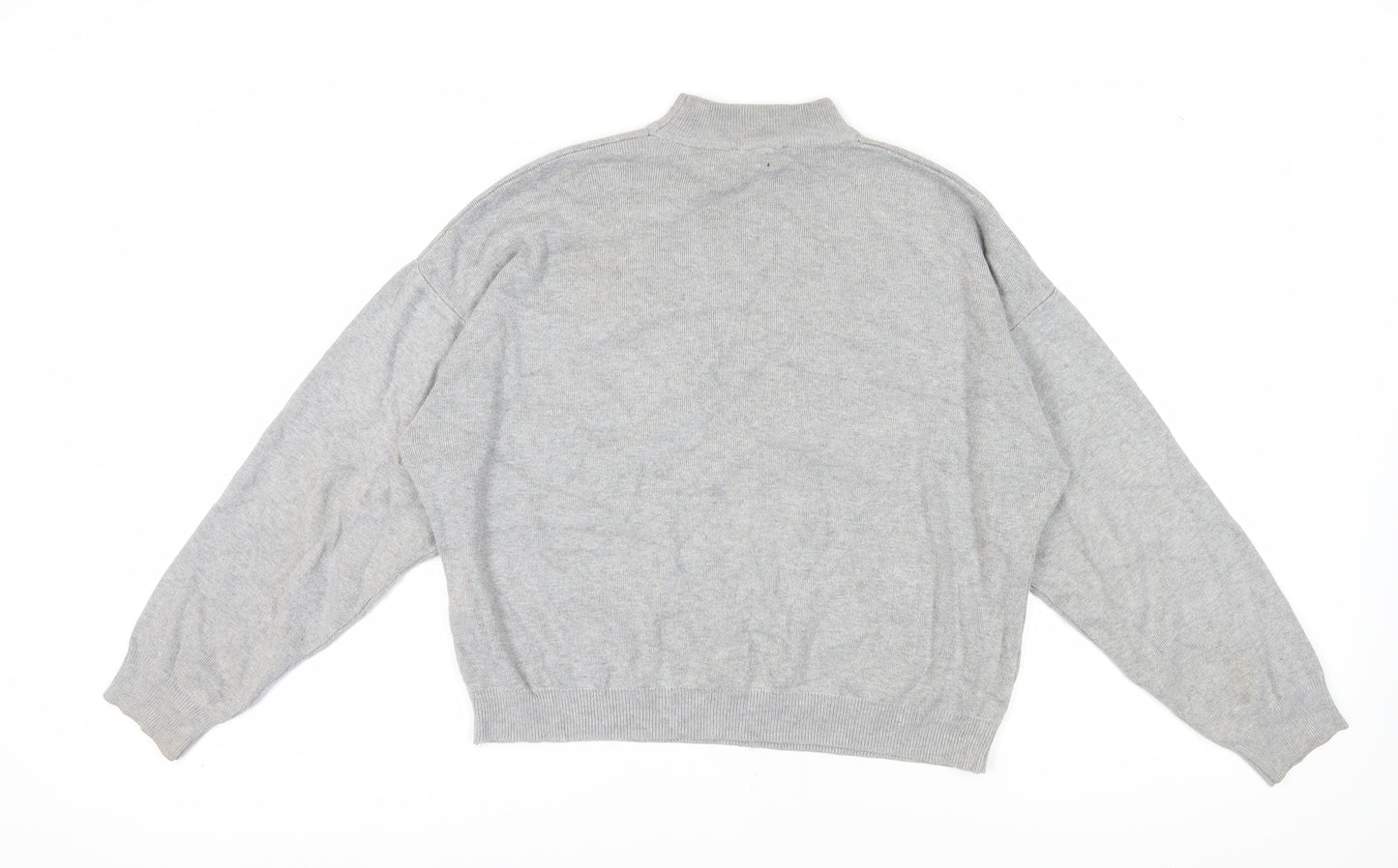Womens UK Size M New Look Grey Pullover Jumper