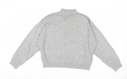 Womens UK Size M New Look Grey Pullover Jumper