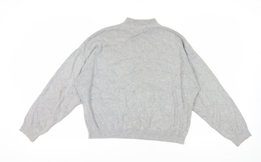 Womens UK Size M New Look Grey Pullover Jumper