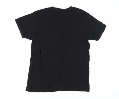 B&C Collection Men’s Black Medium Crew Neck T-Shirt