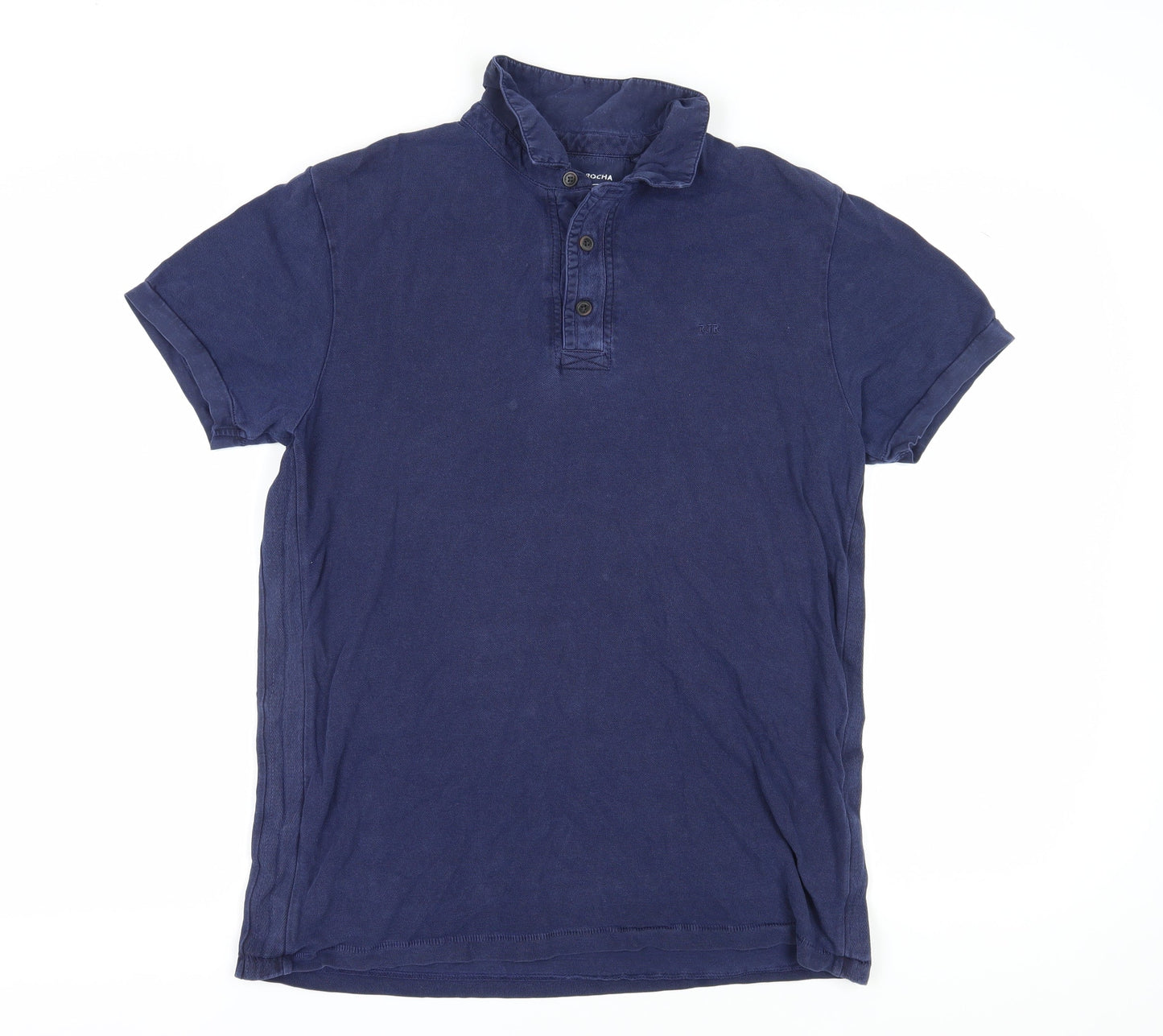 RJR John Rocha Men's Blue Medium Polo Shirt