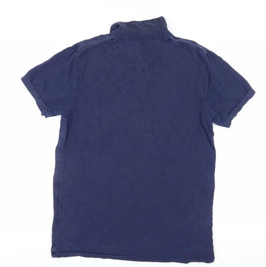 RJR John Rocha Men's Blue Medium Polo Shirt