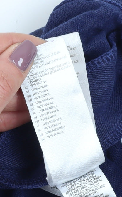 RJR John Rocha Men's Blue Medium Polo Shirt