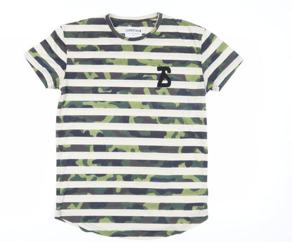 ZeroSeven Men's Camouflage Stripe T-Shirt Size S