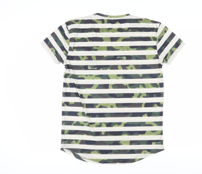 ZeroSeven Men's Camouflage Stripe T-Shirt Size S