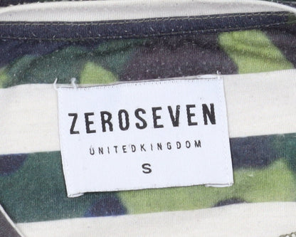 ZeroSeven Men's Camouflage Stripe T-Shirt Size S