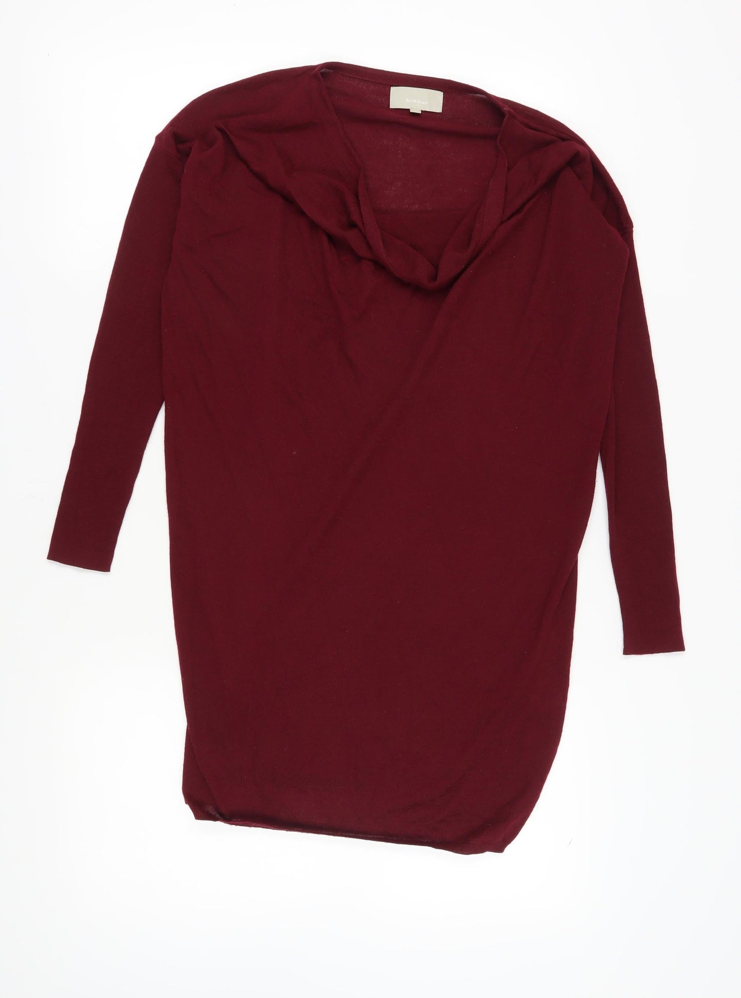 Womens UK Size S InWear Red Pullover Jumper